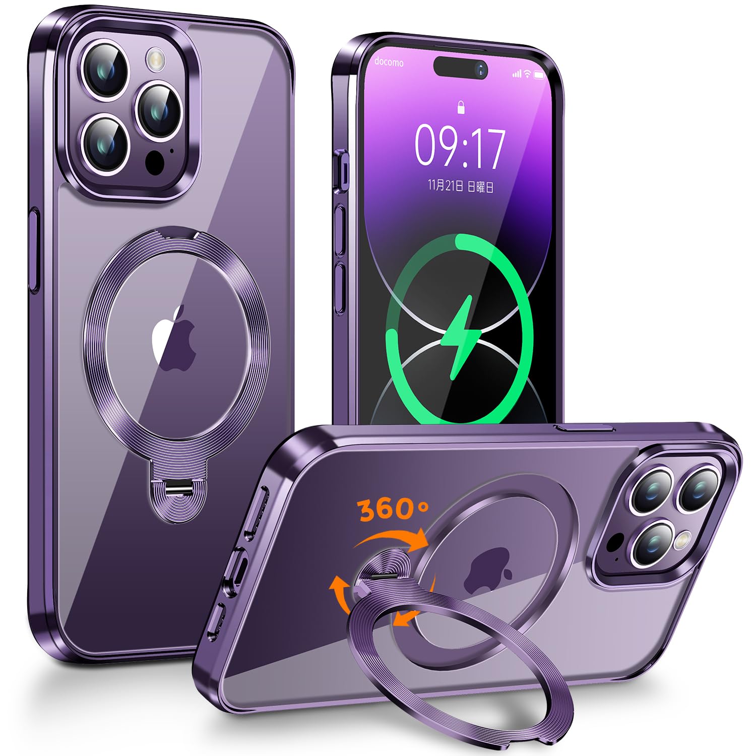 phone14pro ケース MagSafe 対応 スタンド付き 角度調整可能 Amazon.co.jp: 【デザイン受賞シリーズ！】ESR いphone14pro